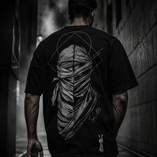 Silent Resistance - Oversized T-Shirt Herren – 270 GSM Heavyweight | IronCulture®