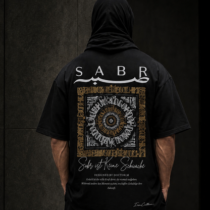 SABR - صبر - Oversized T-Shirt Herren – 270 GSM Heavyweight | IronCulture®