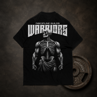 Discipline Builds Warrior - Oversized T-Shirt Herren – 270 GSM Heavyweight | IronCulture®