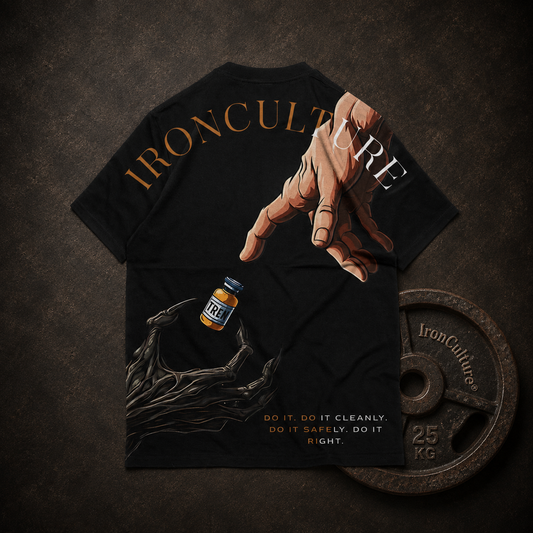 Do It Right - Oversized T-Shirt Herren – 270 GSM Heavyweight | IronCulture®