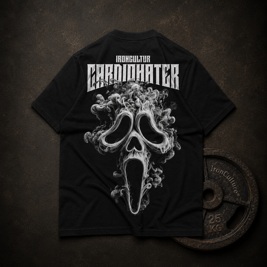CARDIO HATER – Oversized T-Shirt Herren – 270 GSM Heavyweight | IronCulture®