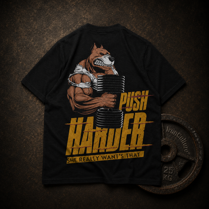 Alpha Pressure - Oversized T-Shirt Herren – 240 GSM Heavyweight | IronCulture®