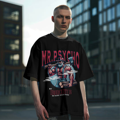Mr. Psycho Oversize T-Shirt | IRONCULTUR Street & Gym Wear