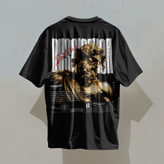 Forged in Silence - Oversize T-Shirt | IRONCULTUR Street & Gym Wear