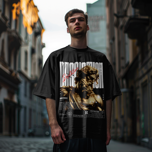 Forged in Silence - Oversize T-Shirt | IRONCULTUR Street & Gym Wear