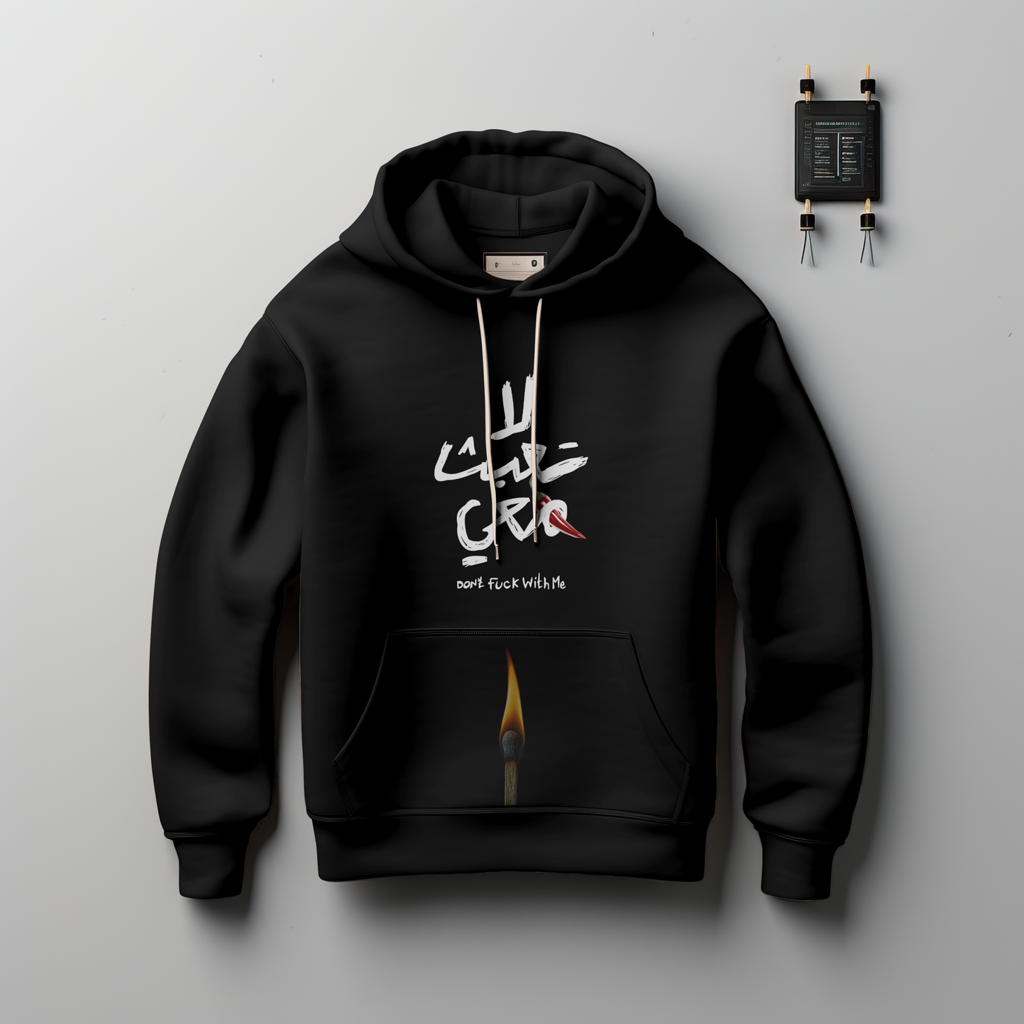 Calle Grito Hoodie – Black Resistance Edition