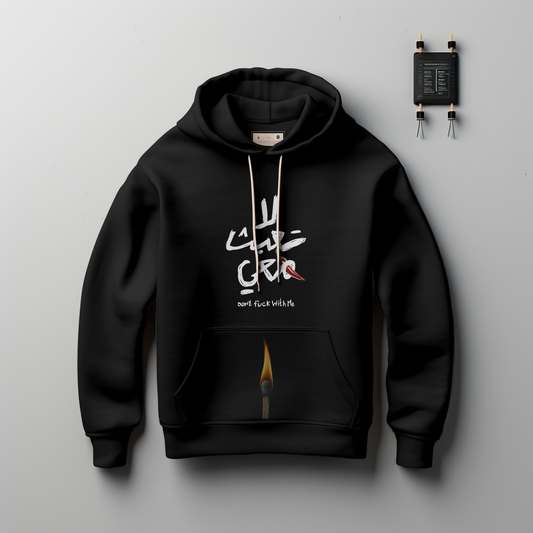Calle Grito Hoodie – Black Resistance Edition