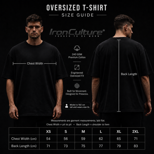 Peace-Selam-Oversized T-Shirt Herren – 270 GSM Heavyweight | IronCulture®