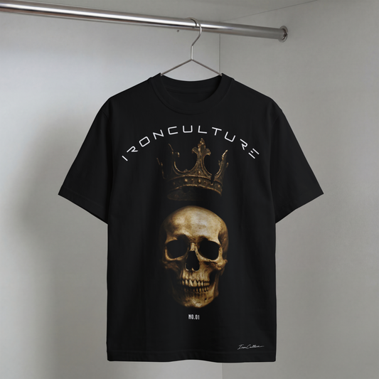 Skull Crown - Oversized T-Shirt Herren – 270 GSM Heavyweight | IronCulture®