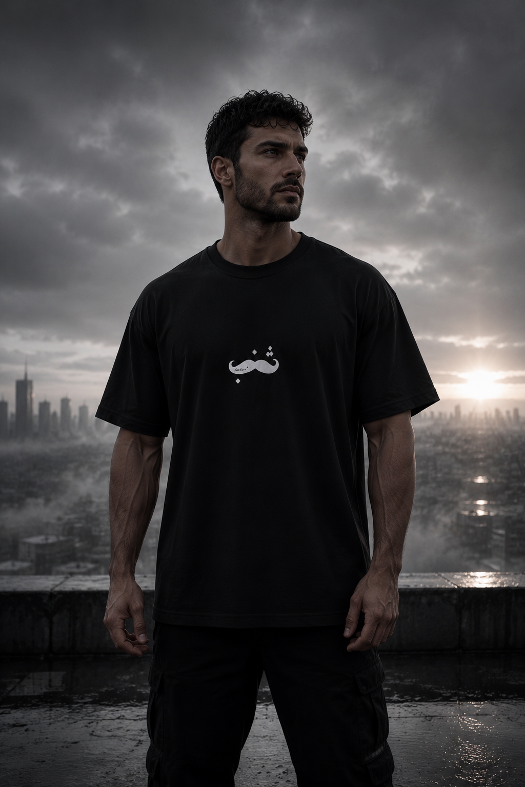 QOWWA-Oversized T-Shirt Herren – 270 GSM Heavyweight | IronCulture®