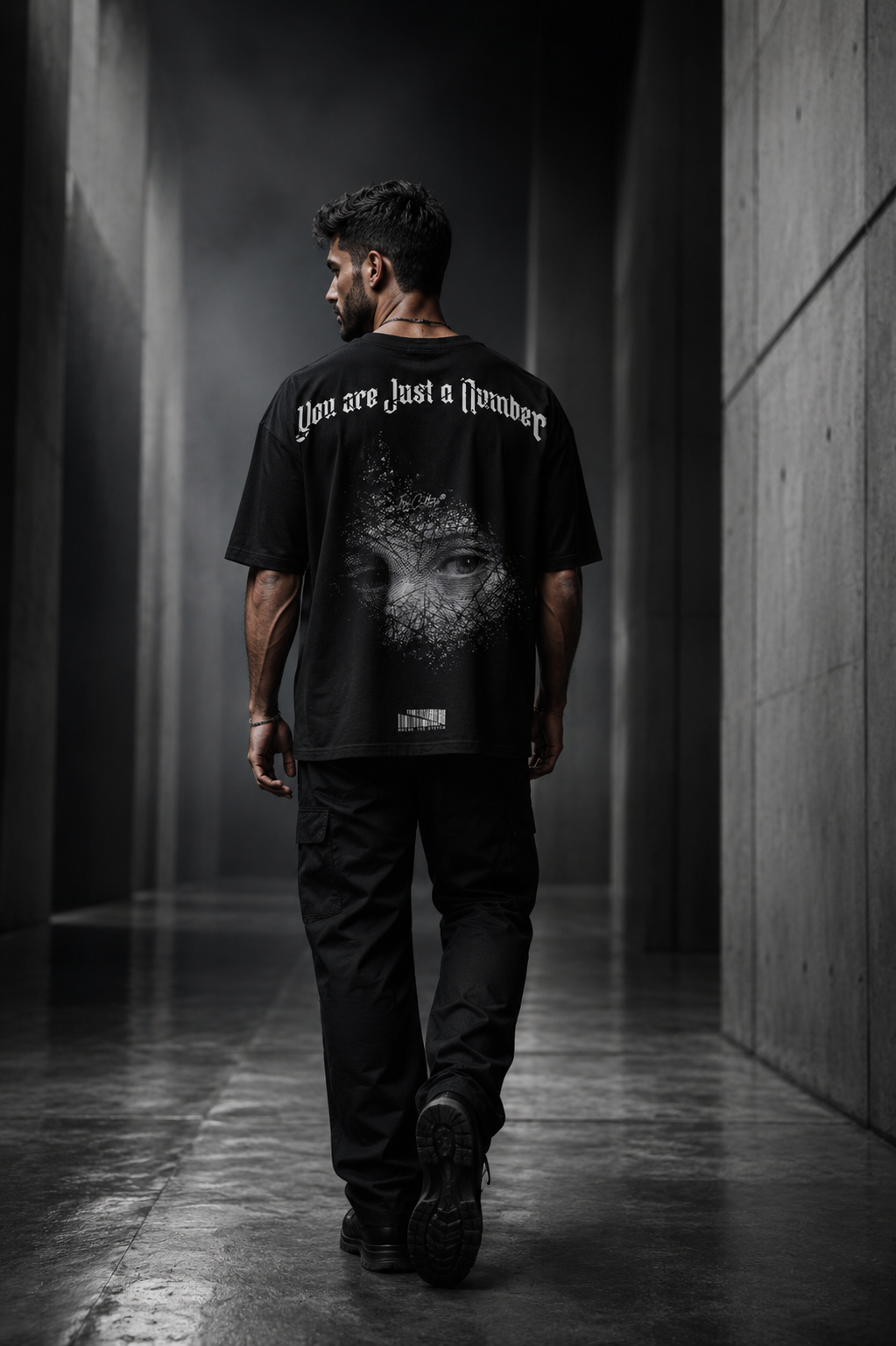 YOU ARE JUST A NUMBER - Oversized T-Shirt Herren – 240 GSM Heavyweight | IronCulture®