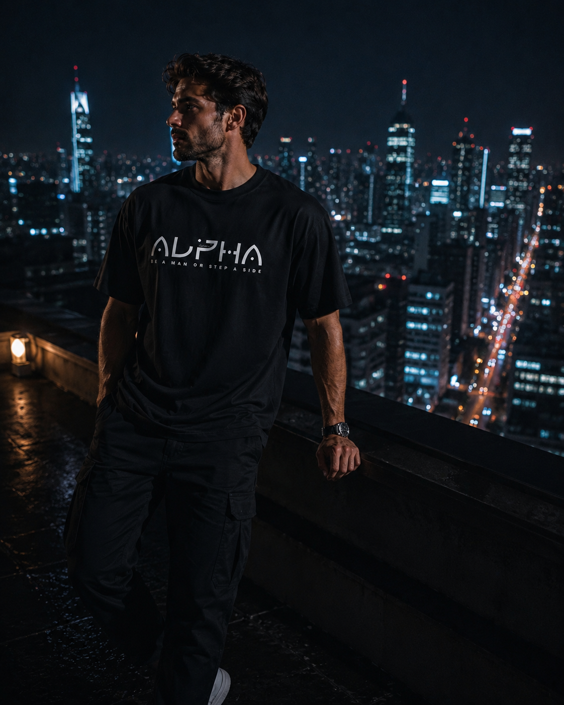 ALPHA - Oversized T-Shirt Herren – 240 GSM Heavyweight | IronCulture®