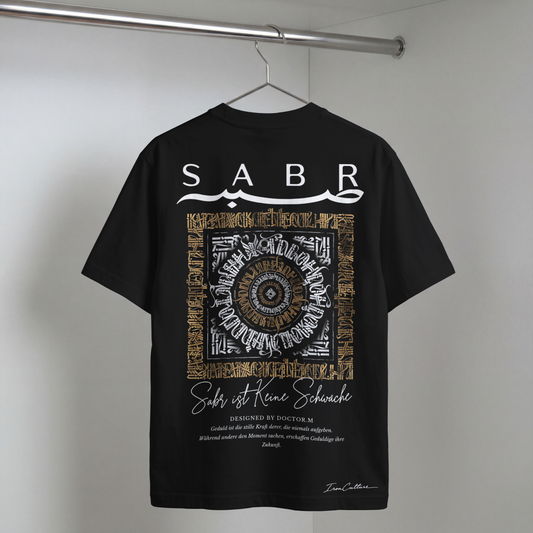 SABR - صبر - Oversized T-Shirt Herren – 270 GSM Heavyweight | IronCulture®
